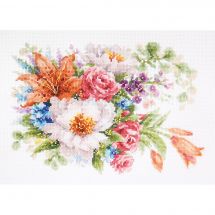Kit Punto Croce - Magic Needle - Fiori dolci