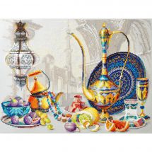 Kit Punto Croce - Magic Needle - Colori brillanti del Marocco
