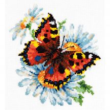 Kit Punto Croce - Magic Needle - Farfalle e margherite