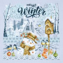 kit ricamo a punto croce - Magic Needle - Ciao inverno!