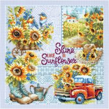 kit ricamo a punto croce - Magic Needle - Splendete come un girasole!