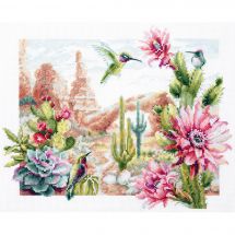 Kit Punto Croce - Magic Needle - I fiori del selvaggio West