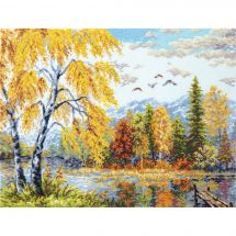 kit ricamo a punto croce - Magic Needle - Ottobre dorato