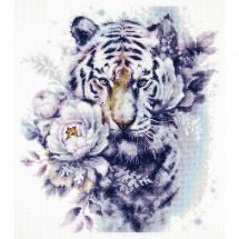 kit ricamo a punto croce - Magic Needle - La tigre bianca
