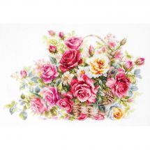 kit ricamo a punto croce - Magic Needle - Cesto di rose