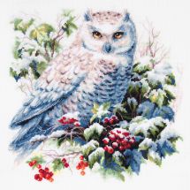 kit ricamo a punto croce - Magic Needle - Gufo delle nevi