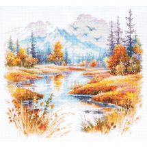 kit ricamo a punto croce - Magic Needle - Silenzio e freschezza