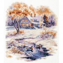 kit ricamo a punto croce - Magic Needle - Inverno precoce