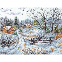 kit ricamo a punto croce - Magic Needle - Giornata gelida