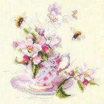 Kit Punto Croce - Magic Needle - Fiori di melo