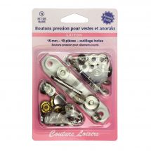 Bottoni a pressione - Couture loisirs - Kit bottoni a pressione per giacche e giacche a vento