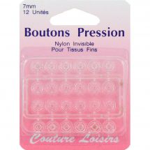 Bottoni a pressione - Couture loisirs - Bottoni a pressione per cucire - 7 mm