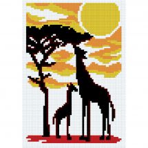 Kit Punto Croce - Luc Créations - Giraffe
