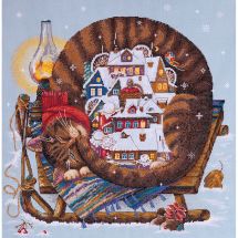 Kit Punto Croce - Merejka - Inverno accogliente