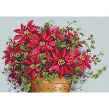Kit Punto Croce - Merejka - Poinsezia