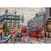 Kit Punto Croce - Merejka - Cuscino da ricamare Londra