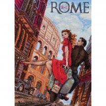Kit Punto Croce - Merejka - Visita Roma