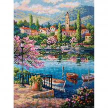 Kit Punto Croce - Merejka - Pomeriggio sul lago