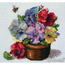 Kit Punto Croce - Merejka - Pensieri di primavera