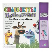 Kit creativo per bambini - LMC - Calze marionette