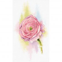Kit Punto Croce - Aquarelle by MP Studia - rosa