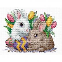 Kit Punto Croce - MP Studia - Conigli di Pasqua