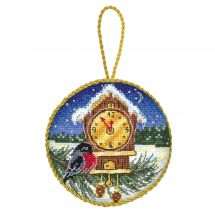 Kit di ornamenti da ricamare - MP Studia - Orologio della foresta