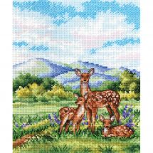 kit ricamo a punto croce - MP Studia - Cervo aggraziato