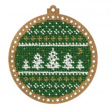 Kit di ornamenti da ricamare - MP Studia - Alberi di Natale