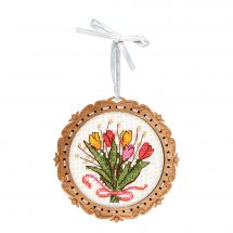 Kit di ornamenti da ricamare - MP Studia - Mazzo di fiori