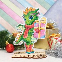 Kit di ornamenti da ricamare - MP Studia - Drago bambino