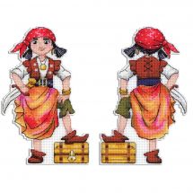 Kit di ornamenti da ricamare - MP Studia - Pirata