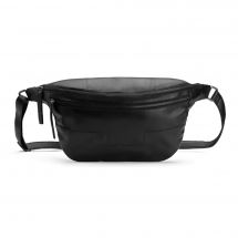 Custodia in cuoio - Muud - Borsa banana Vegas XL - Nero