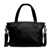 Custodia in cuoio - Muud - Mini borsa Laura - Nero