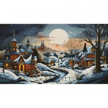 kit ricamo a punto croce - Nova Sloboda - Sonetto invernale