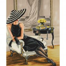 kit ricamo a punto croce - Nova Sloboda - Nello stile di Coco Chanel