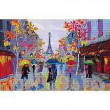 Kit Punto Croce - Nova Sloboda - Ombrelli di Parigi