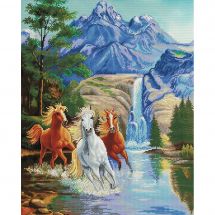 Kit Punto Croce - Nova Sloboda - Mustang