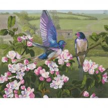 kit ricamo a punto croce - Nova Sloboda - Rondine