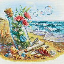 kit ricamo a punto croce - Nova Sloboda - Tesori del mare