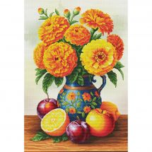 kit ricamo a punto croce - Nova Sloboda - Mazzo di calendule