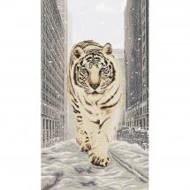 Kit Punto Croce - Nova Sloboda - Tigre della neve