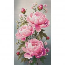 kit ricamo a punto croce - Nova Sloboda - Brezza rosa