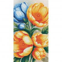 kit ricamo a punto croce - Nova Sloboda - Il fascino dei fiori