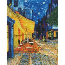 kit ricamo a punto croce - Nova Sloboda - La terrazza del caffè di sera dopo Van Gogh