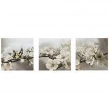 Kit punto croce con perle - Nova Sloboda - Giardino fiorito - trittico