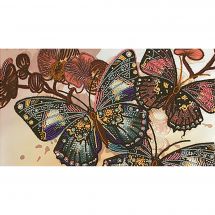 Kit di ricamo con perline - Nova Sloboda - farfalle