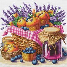 kit ricamo a punto croce - Nova Sloboda - Profumo delicato