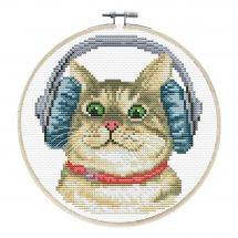 Kit punto croce con tamburo - Ladybird - DJ Gattino