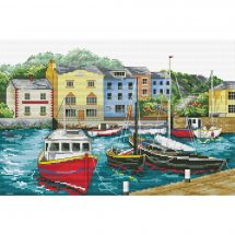 Kit Punto Croce - Ladybird - Villaggio di pescatori